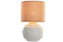 DKD Home Decor Lámpara Sobremesa Mediterraneo Blanco Marron 30 x 48 x 30 cm