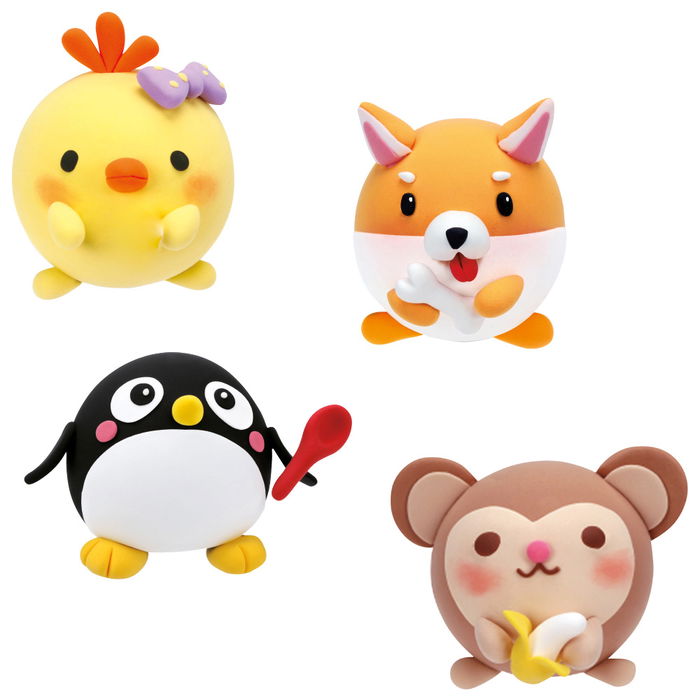 Jeux 2 momes Plastilina Endurecedora Animales Surtidos para Crear y Coleccionar