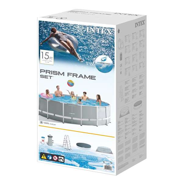Intex Piscina Desmontable Redonda Prism Frame 457x122 cm Intex Piscina Desmontable Redonda Prism Frame 457x122 cm