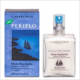 L'ERBOLARIO Periplo Fluido Post Afeitado con Aceites Naturales, Ácido Hialurónico y Sin Parabenos - 100 ml