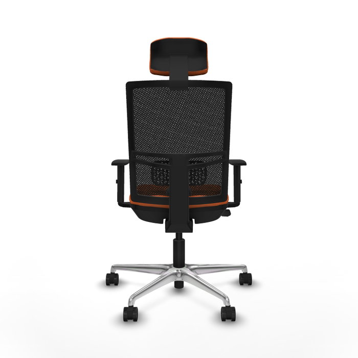PIQUERAS Y CRESPO Silla de oficina Yunquera Naranja/Negro PIQUERAS Y CRESPO Silla de oficina Yunquera Naranja/Negro