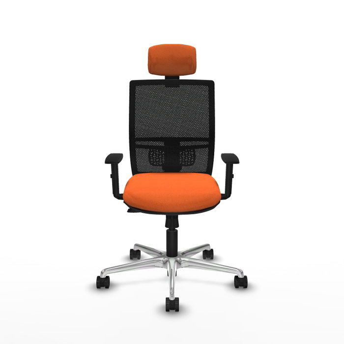 PIQUERAS Y CRESPO Silla de oficina Yunquera Naranja/Negro PIQUERAS Y CRESPO Silla de oficina Yunquera Naranja/Negro