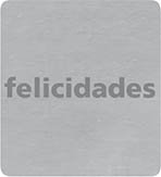 Etiquetas Regalo Adh. Rollo 500 Uds. Felicidades Cuadrada