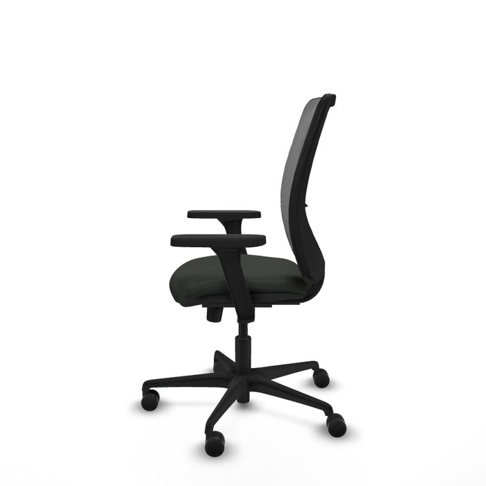 PIQUERAS Y CRESPO Silla de oficina Zulema con mecanismo Sincro, brazos 3D y malla Gris