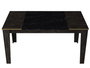 Hanah Home Veyron Set 3 Conjunto de Muebles de Salón Negro y Dorado Tablero de Partículas Melaminado 18mm