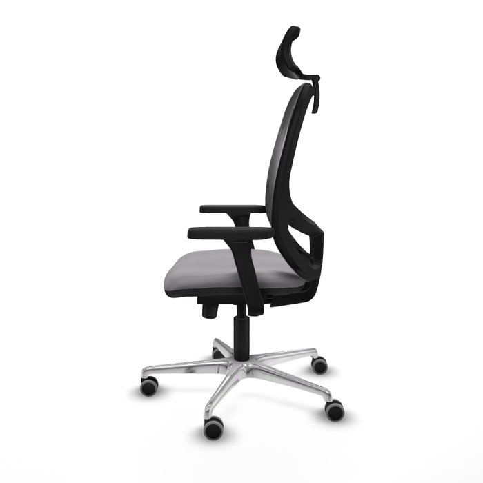 PIQUERAS Y CRESPO Silla de oficina Cilanco Gris con Malla Negra PIQUERAS Y CRESPO Silla de oficina Cilanco Gris con Malla Negra