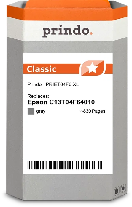 Prindo Classic XL Gris compatible con Epson 478XL Prindo Classic XL Gris compatible con Epson 478XL