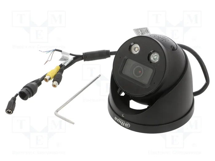 DAHUA Cámara CCTV IP Giratoria 5Mpx IP67 Negro DAHUA Cámara CCTV IP Giratoria 5Mpx IP67 Negro