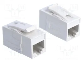 DeLOCK 86299 Módulo Keystone RJ45 Cat.6A UTP Blanco