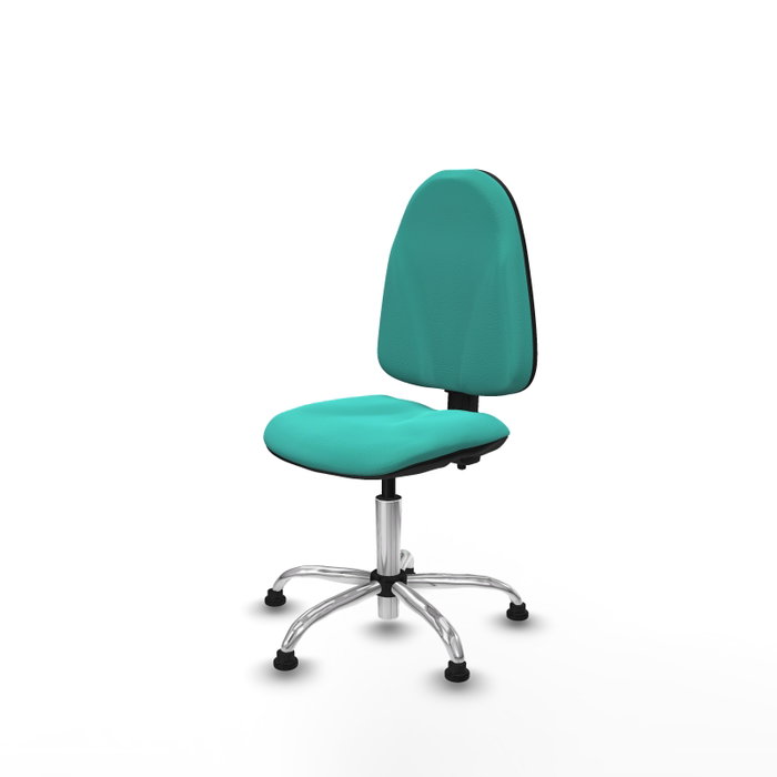 PIQUERAS Y CRESPO Silla de oficina Algarra Turquesa sin brazos
