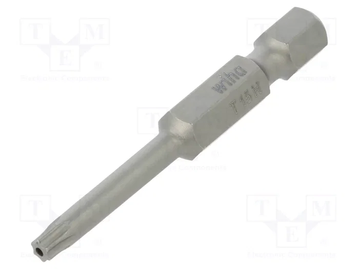 WIHA Punta de destornillador Torx® T15H con protección 1/4 pulgada PROFESSIONAL WIHA Punta de destornillador Torx® T15H con protección 1/4 pulgada PROFESSIONAL
