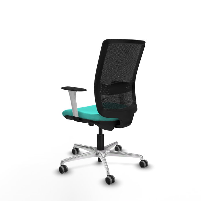 PIQUERAS Y CRESPO Silla de oficina Haches Turquesa y Negro PIQUERAS Y CRESPO Silla de oficina Haches Turquesa y Negro