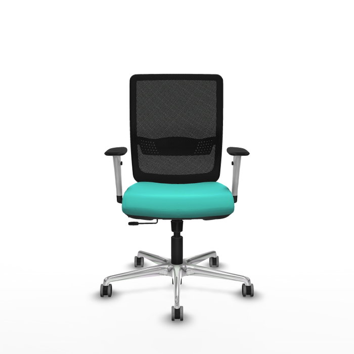 PIQUERAS Y CRESPO Silla de oficina Haches Turquesa y Negro PIQUERAS Y CRESPO Silla de oficina Haches Turquesa y Negro