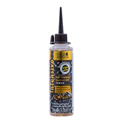 Real Natura Tónico Sem Sal Pro-Vitamina Bomba Café 70ml