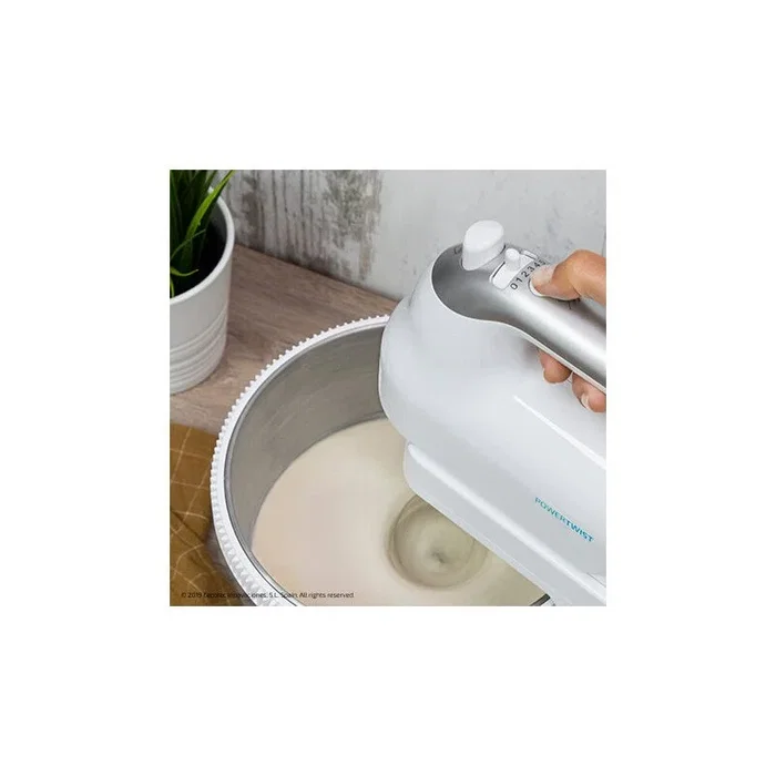 Cecotec PowerTwist 500 Steel Plata y Blanco