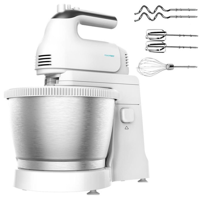 Cecotec PowerTwist 500 Steel Plata y Blanco