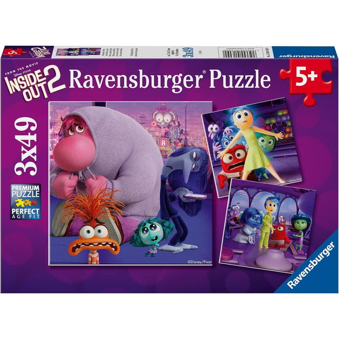 RAVENSBURGER Puzzle Del Revés 2 Disney Pixar 3x49pzs RAVENSBURGER Puzzle Del Revés 2 Disney Pixar 3x49pzs
