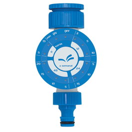 Aqua Control Programador de Riego Analógico Clicker - Sistema Automático Intuitivo de 1 Botón, Waterproof para Exterior