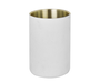 DKD Home Decor Enfriador Worldfa 25 Botella Blanco Dorado Inox 12 x 12 x 18 cm