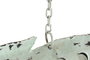 DKD Home Decor Decoración Metal Pez Azul Celeste