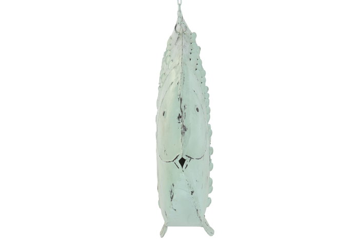 DKD Home Decor Decoración Metal Pez Azul Celeste
