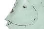 DKD Home Decor Decoración Metal Pez Azul Celeste