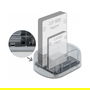 DeLOCK Docking Station USB Type-C para 2 Unidades SATA HDD/SSD de 2.5/3.5 Pulgadas, Transparente, USB 3.2 Gen 1, Plug and Play, Windows/Mac/Linux