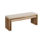 S/2 Banqueta Natural Madera de Teca 115 X 35 X 45 cm