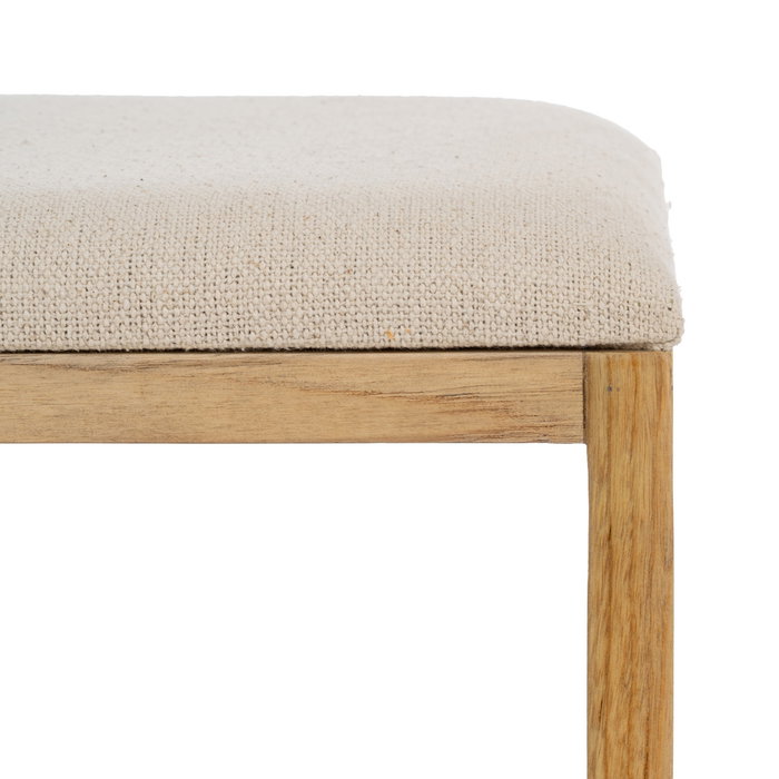 S/2 Banqueta Natural Madera de Teca 115 X 35 X 45 cm