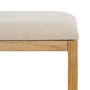 S/2 Banqueta Natural Madera de Teca 115 X 35 X 45 cm