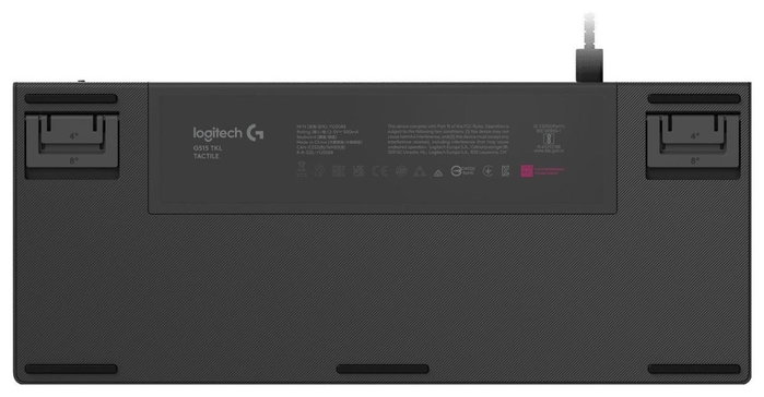 Logitech G515 TKL Teclado Mecánico Gaming Negro Distribución Polaca (QWERTY)