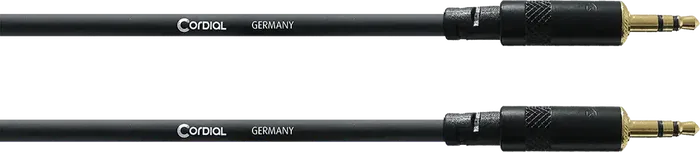Cordial Cable de Audio Minijack Estéreo 90cm