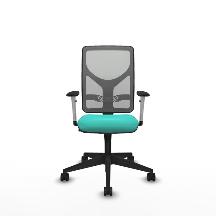 PIQUERAS Y CRESPO Silla de oficina Motilla con mecanismo Sincro, Turquesa y Gris PIQUERAS Y CRESPO Silla de oficina Motilla con mecanismo Sincro, Turquesa y Gris