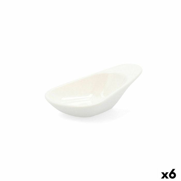 Quid Mini Bol Porcelana Select Blanco 10,5 cm (6 Unidades)