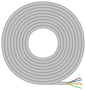 Aisens Cable de Red Cat6 UTP Rígido AWG23 CCA 500m Gris