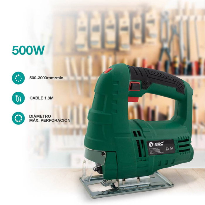 GSC Evolution Sierra Caladora Eléctrica 500W 3000 rpm