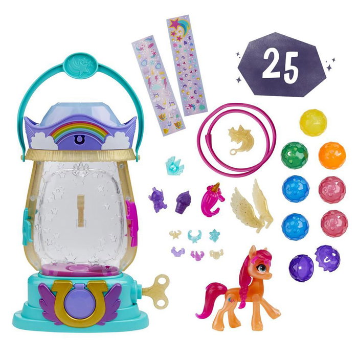 Hasbro My Little Pony Farol Mágico F3329 Sunny - Proyector de luz, multilingüe inglés, francés, alemán, italiano, portugués, español
