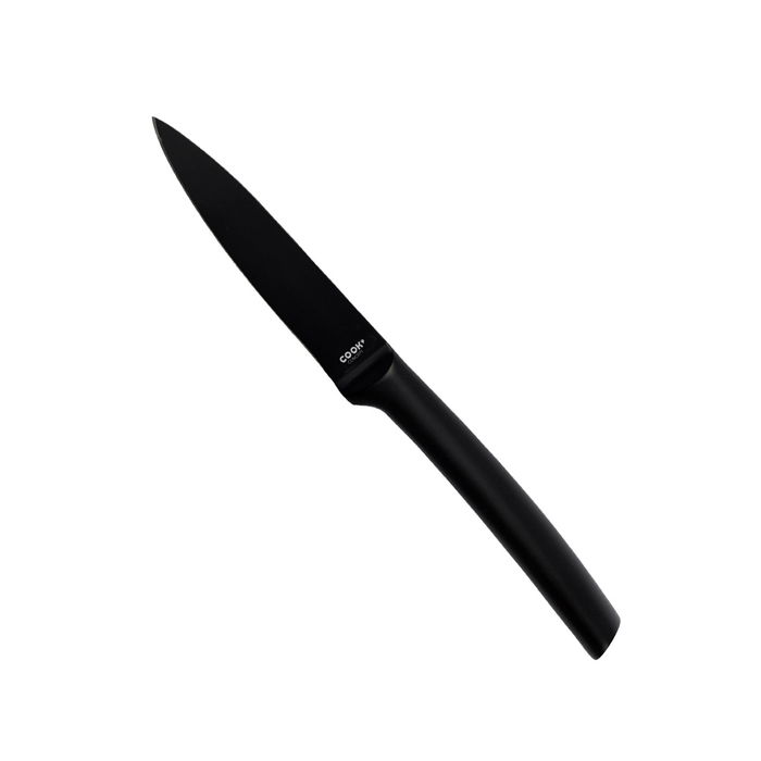 Cook Concept Cuchillo Negro Hoja Acero Inoxidable 10 cm