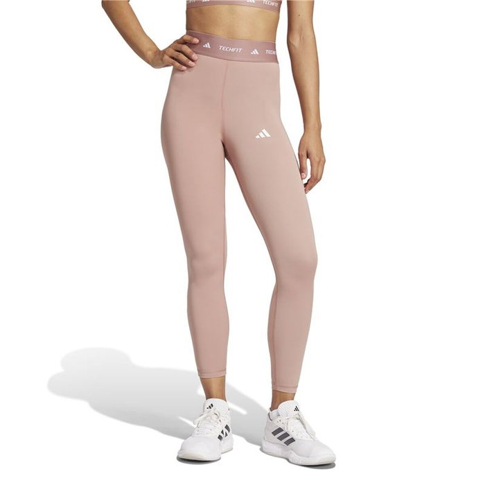 Mallas Deportivas de Mujer Adidas Techfit 7/8 Rosa M Mallas Deportivas de Mujer Adidas Techfit 7/8 Rosa M