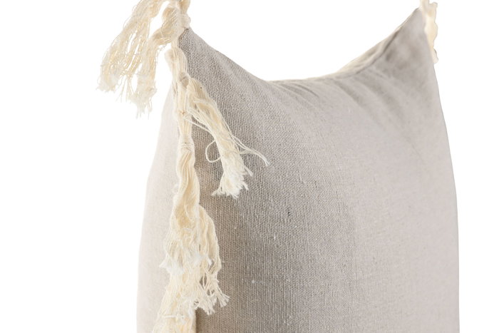DKD Home Decor Cojín de Algodón Natural 45x45 cm DKD Home Decor Cojín de Algodón Natural 45x45 cm
