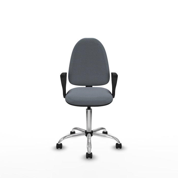 PIQUERAS Y CRESPO Silla de oficina Aýna Gris con Brazos Fijos PIQUERAS Y CRESPO Silla de oficina Aýna Gris con Brazos Fijos