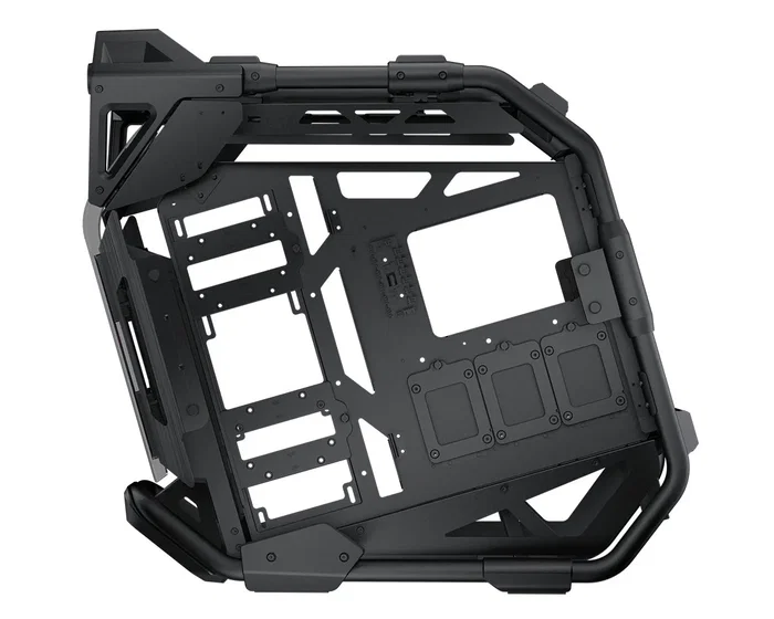 Cougar CGR-5LMSB Caja Midi Tower Negro ATX/CEB/EATX, con Ventana Lateral, Iluminación RGB Azul/Verde/Rojo, 5 Bahías 2.5", USB 3.2 Gen 2 Tipo-C, incluye 3 Ventiladores