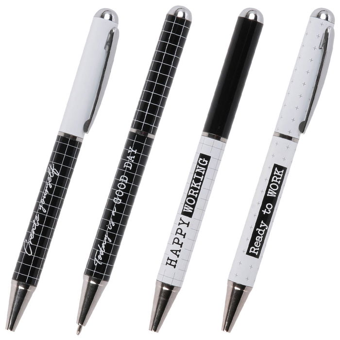 Dites-le avec des Mots Bolígrafo Happy Work Colección Happy Working Con Mensajes Tinta Negra Dites-le avec des Mots Bolígrafo Happy Work Colección Happy Working Con Mensajes Tinta Negra