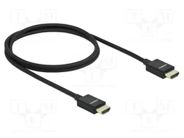 DeLOCK Cable HDMI Coaxial 48 Gbps 8K 60 Hz Negro 1 m