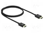 DeLOCK Cable HDMI Coaxial 48 Gbps 8K 60 Hz Negro 1 m