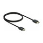 DeLOCK Cable HDMI Coaxial High Speed 48 Gbps 8K 60 Hz Negro 1 m