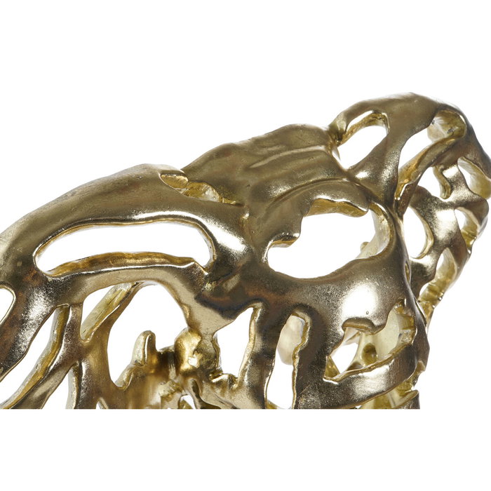 DKD Home Decor Decoración de Pared Elefante Dorado en Resina DKD Home Decor Decoración de Pared Elefante Dorado en Resina