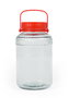 Inde Tarro Vidrio con Tapa y Asa 8000 ml 20.1x20.1x33 cm (4 Unidades)