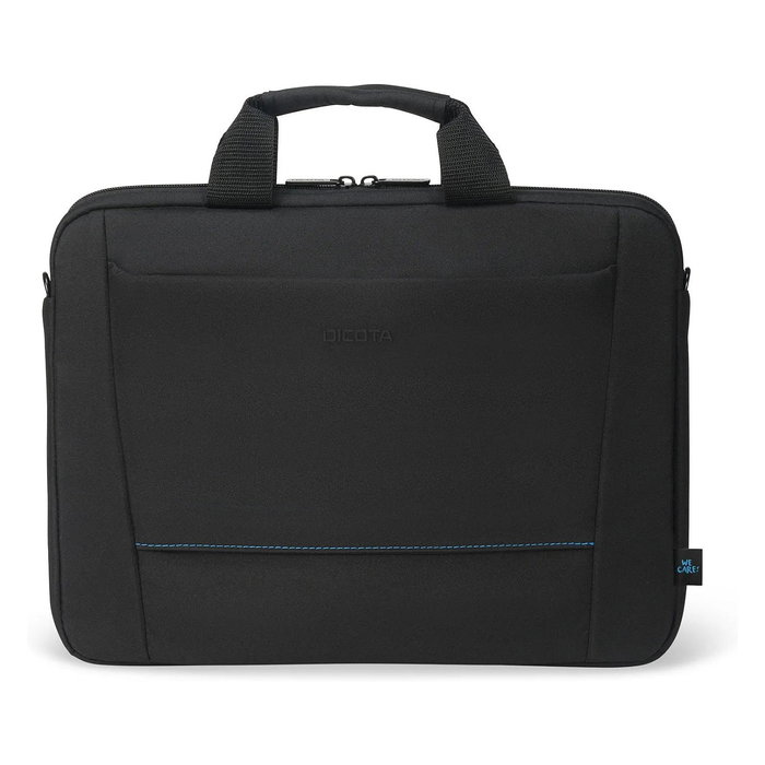 Dicota D3250602 Slim Case TWO Maletín de Poliéster Reciclado para Portátiles de 13-14" (35.6 cm) - Negro