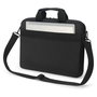 Dicota D3250602 Slim Case TWO Maletín de Poliéster Reciclado para Portátiles de 13-14" (35.6 cm) - Negro